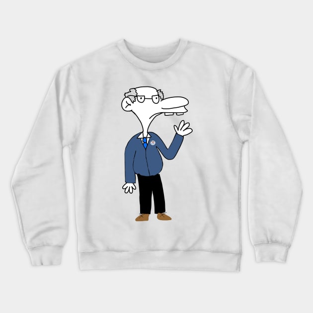 Manny Heffley as Bernie Sanders Crewneck Sweatshirt by natashawilona